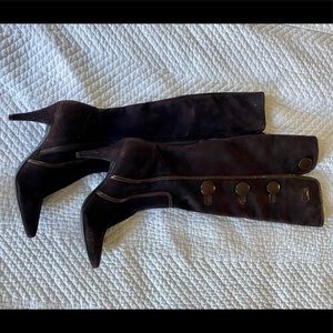 Antonio Melani brown suede boots